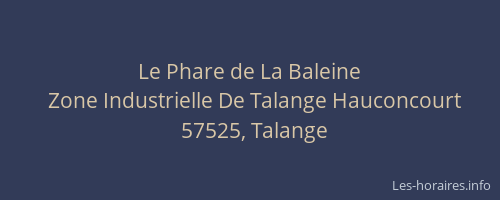 Le Phare de La Baleine