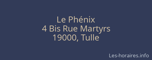 Le Phénix