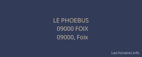 LE PHOEBUS