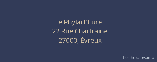 Le Phylact'Eure
