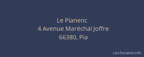 Le Pianenc
