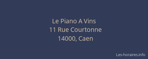 Le Piano A Vins