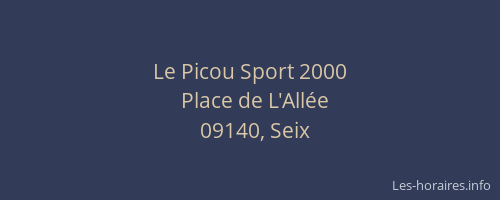 Le Picou Sport 2000