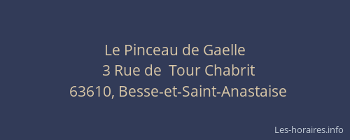 Le Pinceau de Gaelle