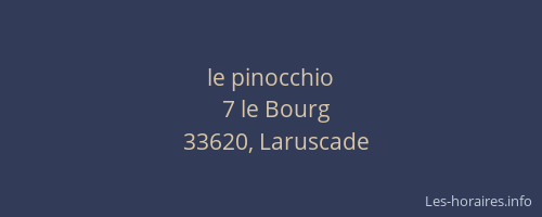 le pinocchio