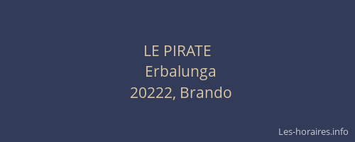 LE PIRATE
