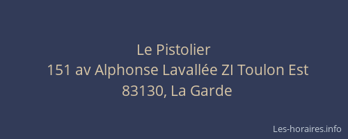 Le Pistolier