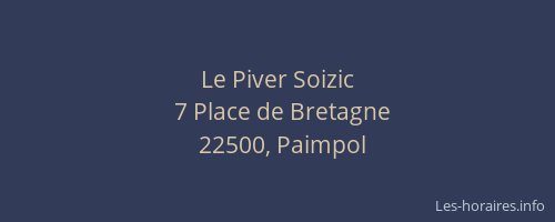 Le Piver Soizic