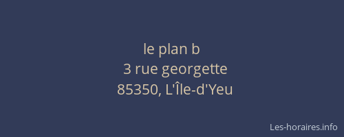 le plan b