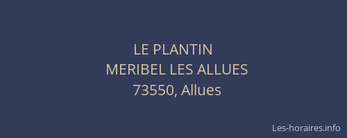 LE PLANTIN