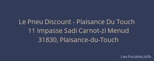 Le Pneu Discount - Plaisance Du Touch