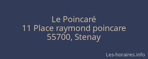 Le Poincaré