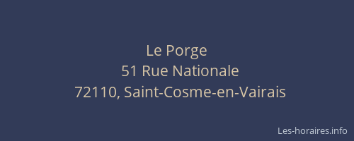 Le Porge