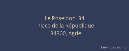 Le Poseidon  34