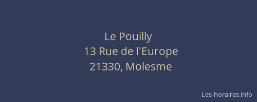Le Pouilly
