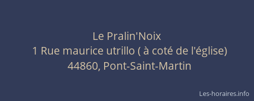 Le Pralin'Noix
