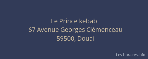 Le Prince kebab