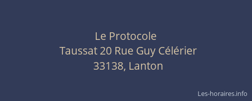 Le Protocole