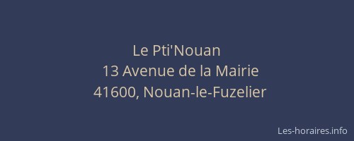 Le Pti'Nouan