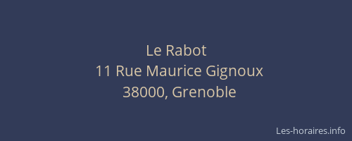 Le Rabot
