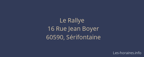 Le Rallye
