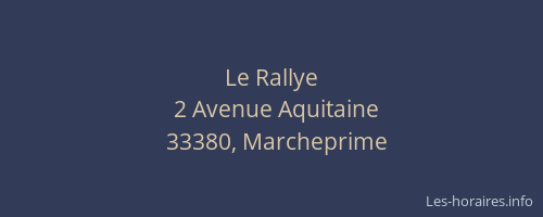 Le Rallye