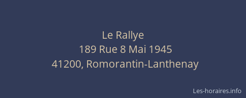 Le Rallye