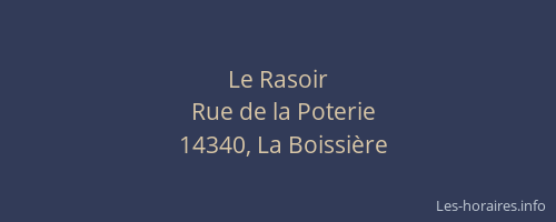 Le Rasoir