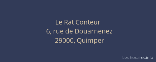 Le Rat Conteur