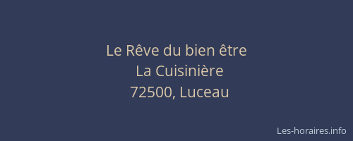 Le R&ecirc;ve du bien &ecirc;tre
