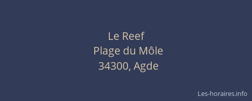 Le Reef