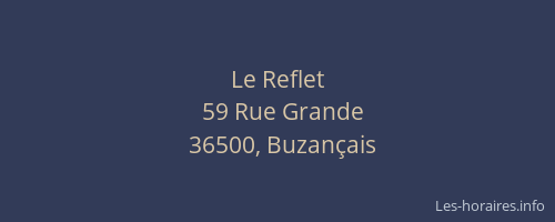Le Reflet