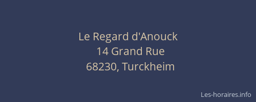 Le Regard d'Anouck