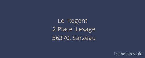 Le  Regent