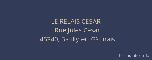 LE RELAIS CESAR