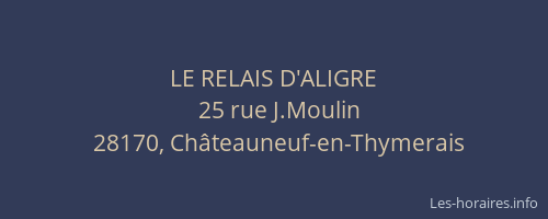 LE RELAIS D'ALIGRE