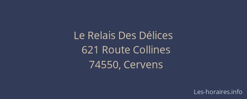 Le Relais Des D&eacute;lices