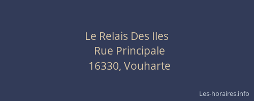 Le Relais Des Iles