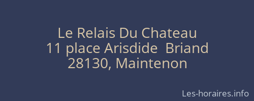 Le Relais Du Chateau