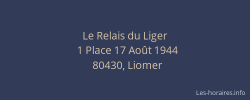Le Relais du Liger