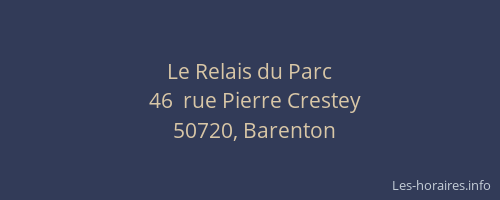 Le Relais du Parc