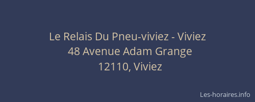 Le Relais Du Pneu-viviez - Viviez