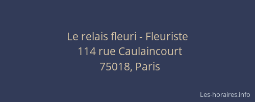 Le relais fleuri - Fleuriste