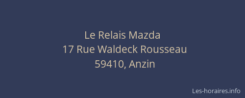 Le Relais Mazda