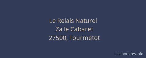 Le Relais Naturel