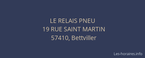 LE RELAIS PNEU