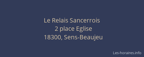 Le Relais Sancerrois