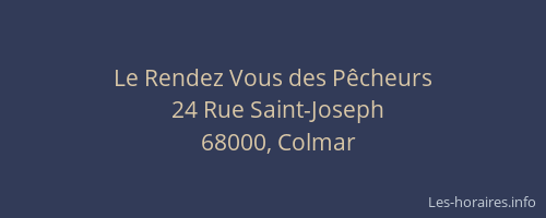 Le Rendez Vous des Pêcheurs