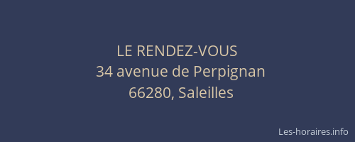 LE RENDEZ-VOUS