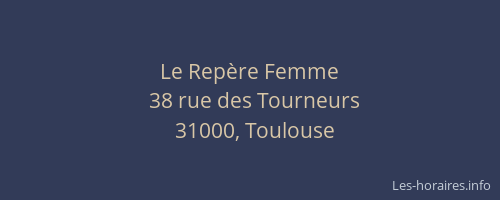 Le Repère Femme